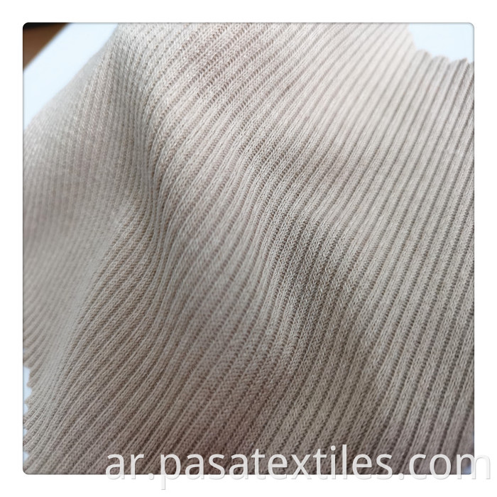 100% polyester ribbed knit fabric